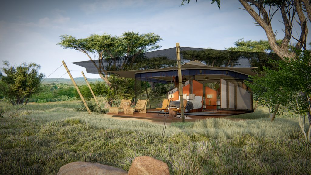 Rendering of Siringit Migration Camp